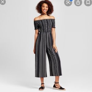 NWT Xhilaration Smocked Jumpsuit